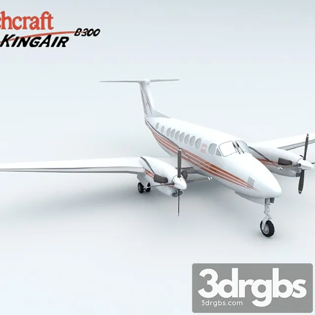 Aircraft beechcraft king air b300 3dsmax Download