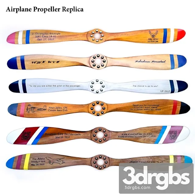 Airplane propeller replica 3dsmax Download