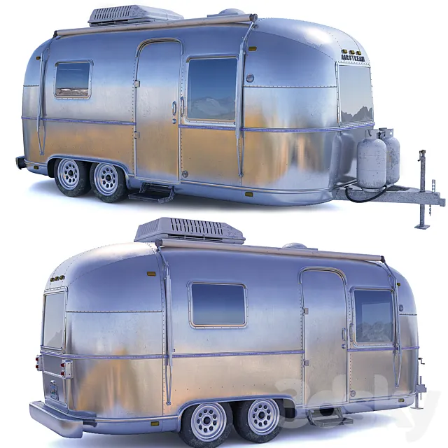 airstream travel trailer 3DS Max Model