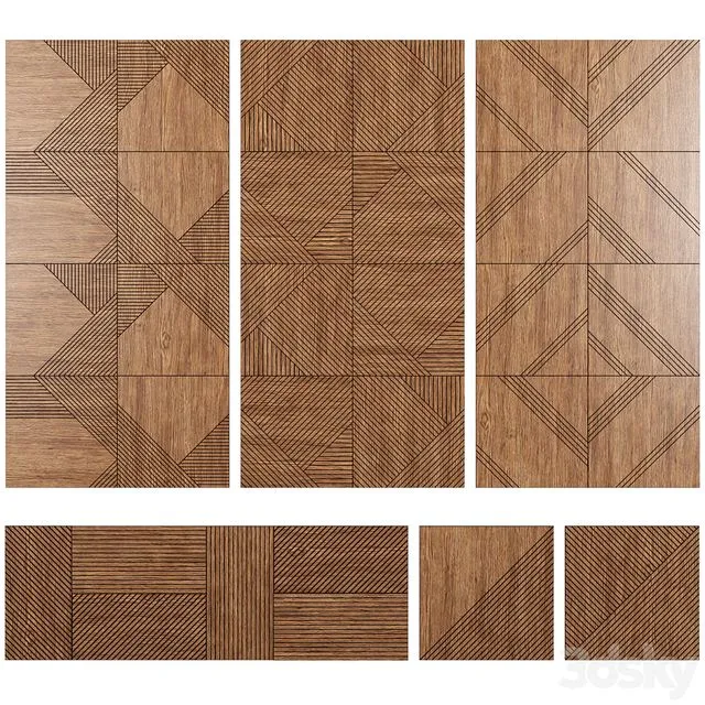 Ais Design wall panels 3dsMax Model