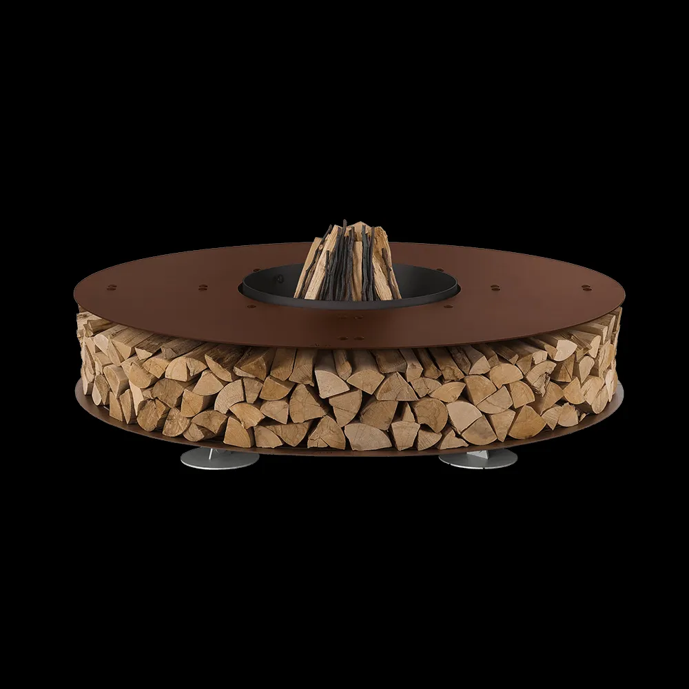 Ak47 Design – Outdoor wood-burning fireplace Zero steel 1500 3ds Max