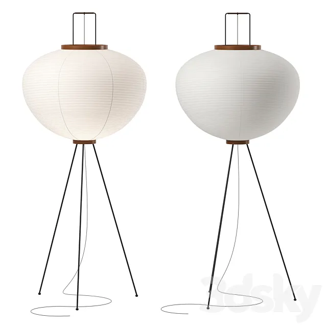 Akari 10A floor lamp by Vitra 3ds Max