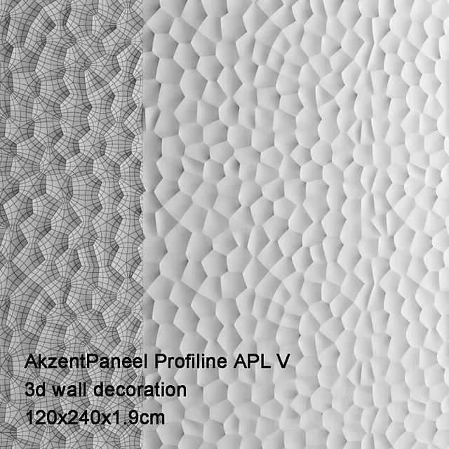 AkzentPaneel Profiline APL V 6004 3ds Max