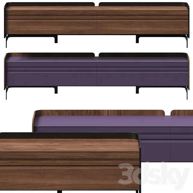 al2 Wood-oo 005 A Sideboards 3DSMax File