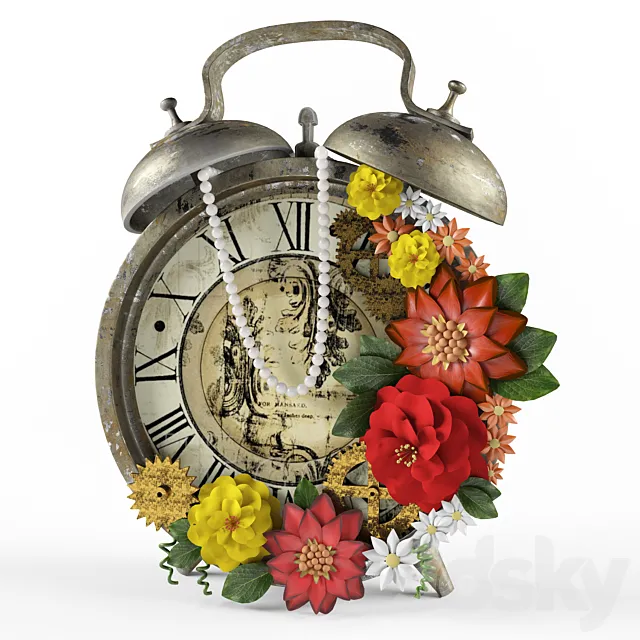 Alarm clock 3DS Max Model