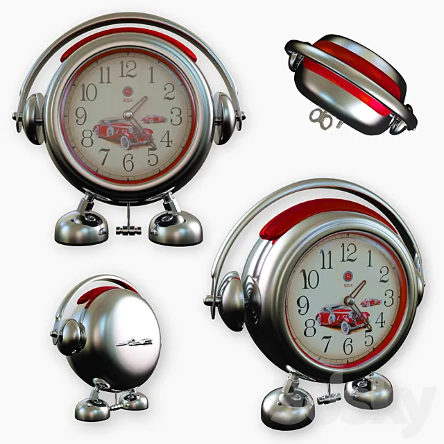 Alarm clock 3DS Max Model