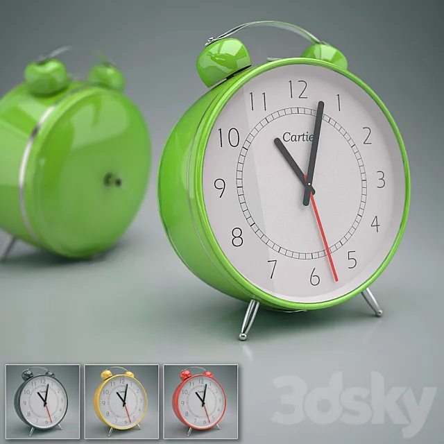 alarm clock 3DS Max Model