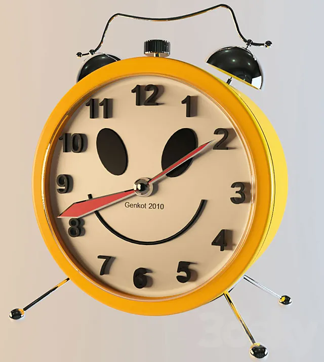 alarm clock. clock 3DSMax File