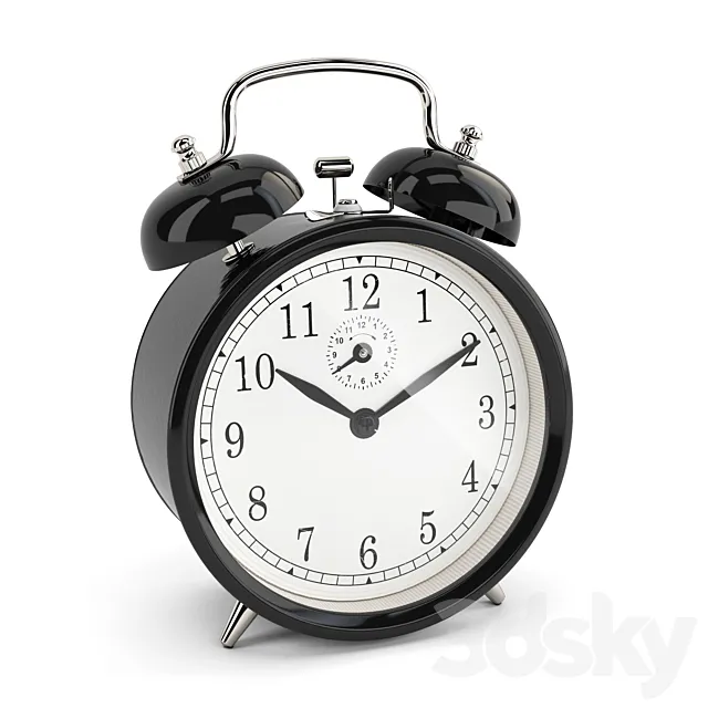 Alarm Old Clock 3DSMax File