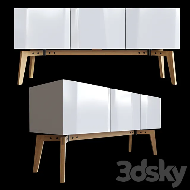 Alba Credenza by CB2 3DSMax File