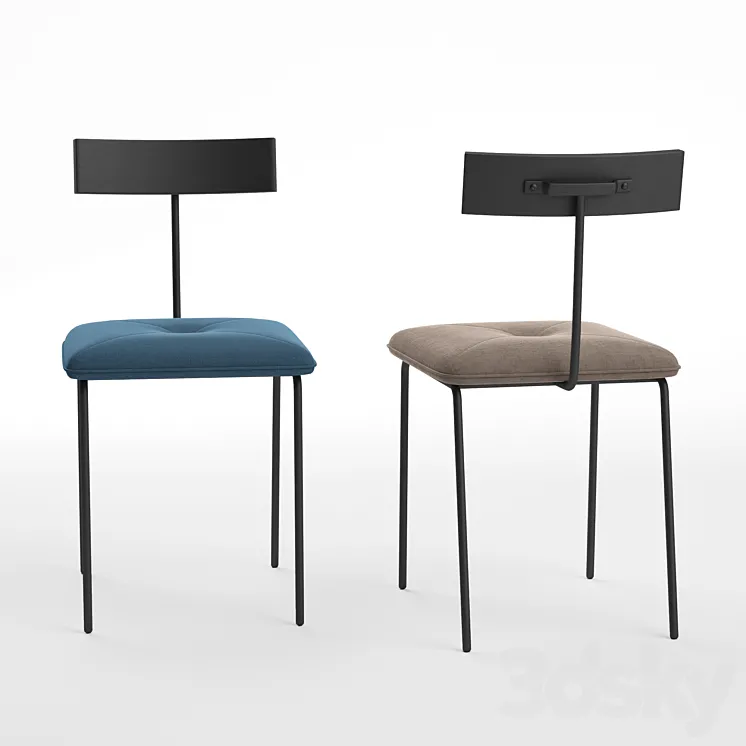 Alba Dining Chair 3DS Max