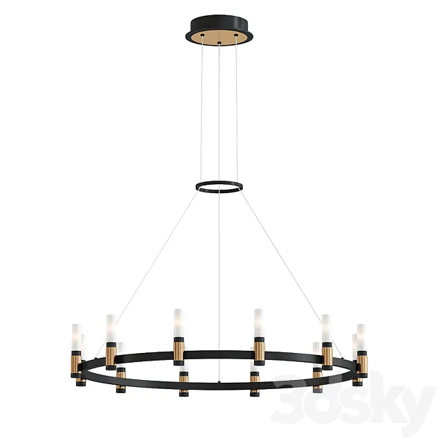 Albany Round Chandelier 3ds Max