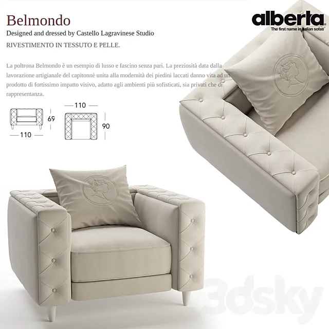 Alberta \ Belmondo 3DS Max Model