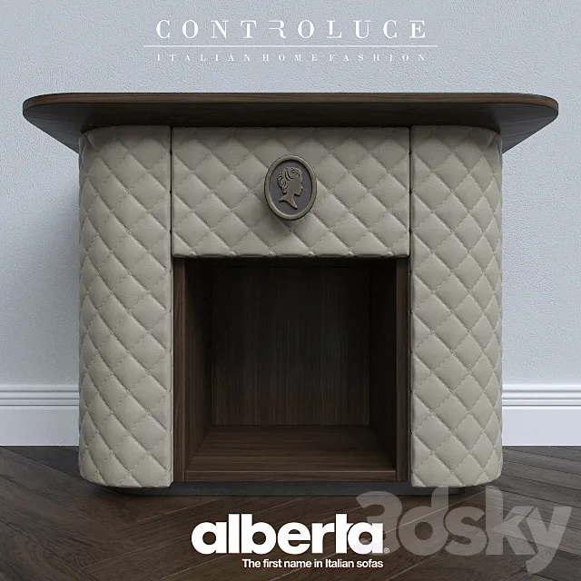 Alberta Salotti _ Controluce _ Penelope_nightstand 3ds Max