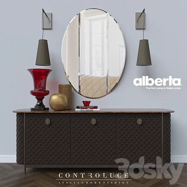 Alberta Salotti _ Decor_set_1 _ Penelope 3DSMax File