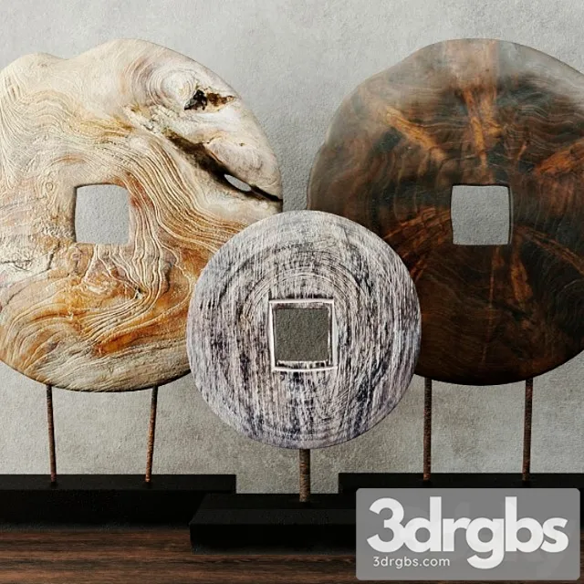 Albesia Teak Wood Table Top Decoration 3dsmax Download