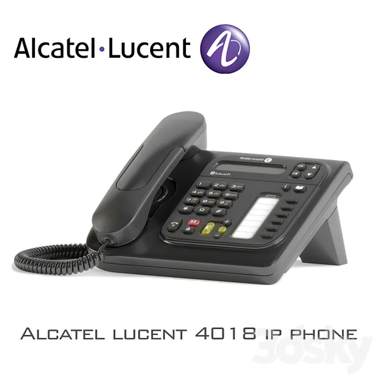 Alcatel lucent 4018 ip phone 3DS Max