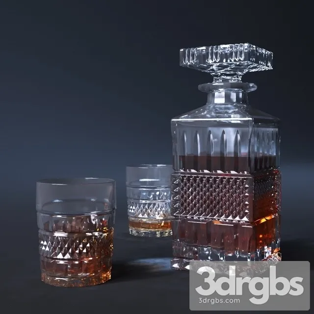 Alcohol Set Brittany 3dsmax Download