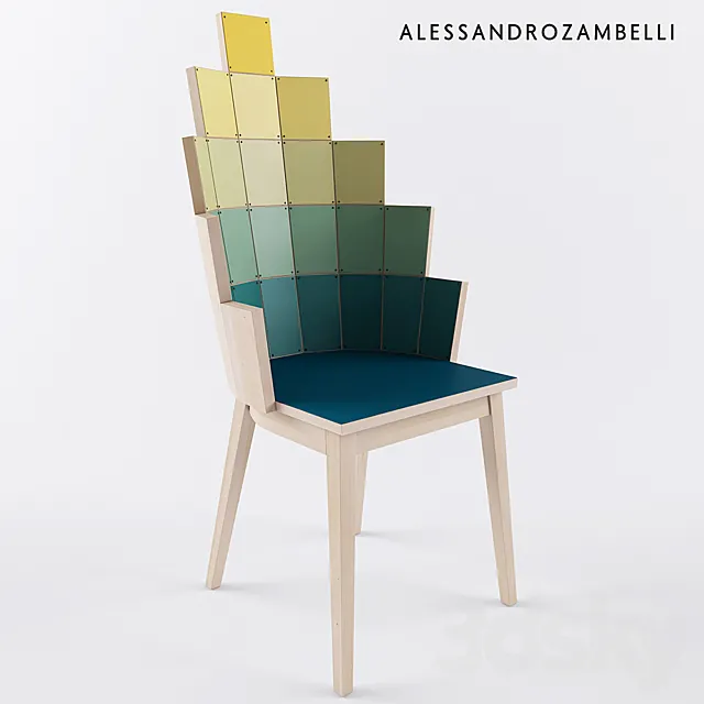 Alessandro Zambelli – Chair Paniepesci 3ds Max