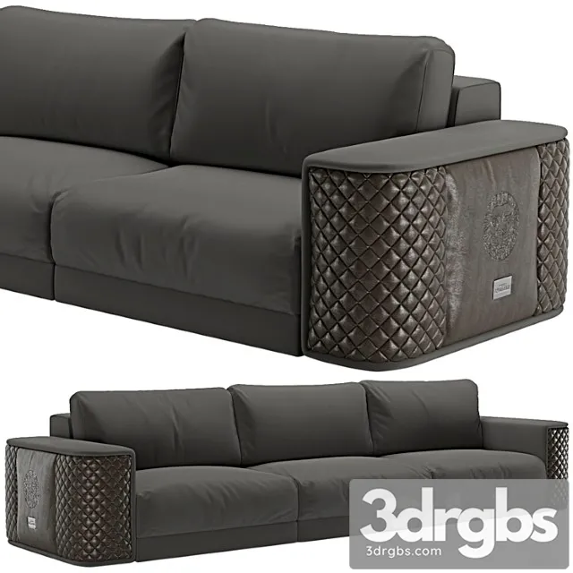 Alexandra collection master sofa fabric & leather