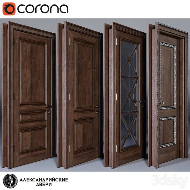 Alexandria Doors 3dsMax Model