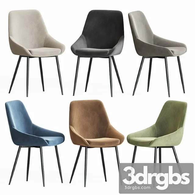 Alfie fabric dining chair interiorsecrets 2 3dsmax Download
