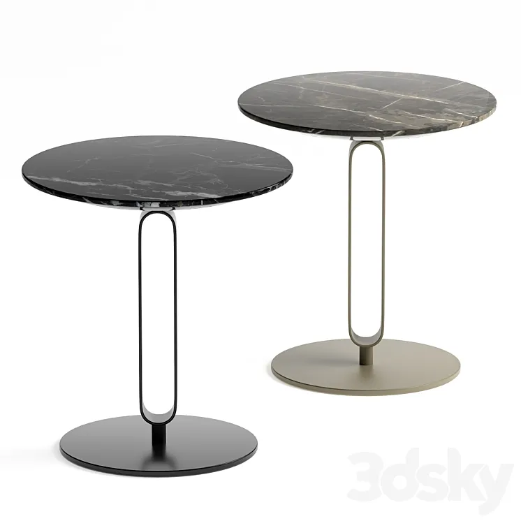 Alfred end table 3DS Max