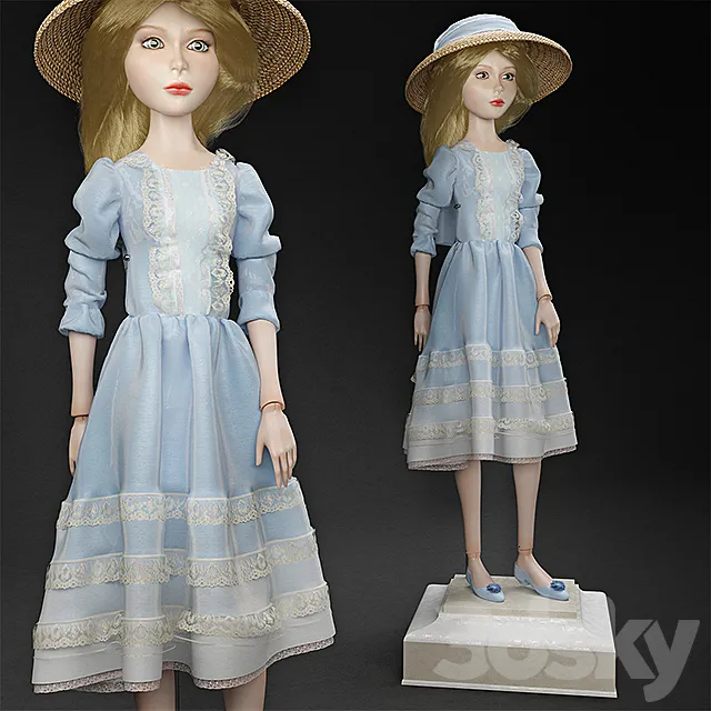 Alice Doll 3ds Max