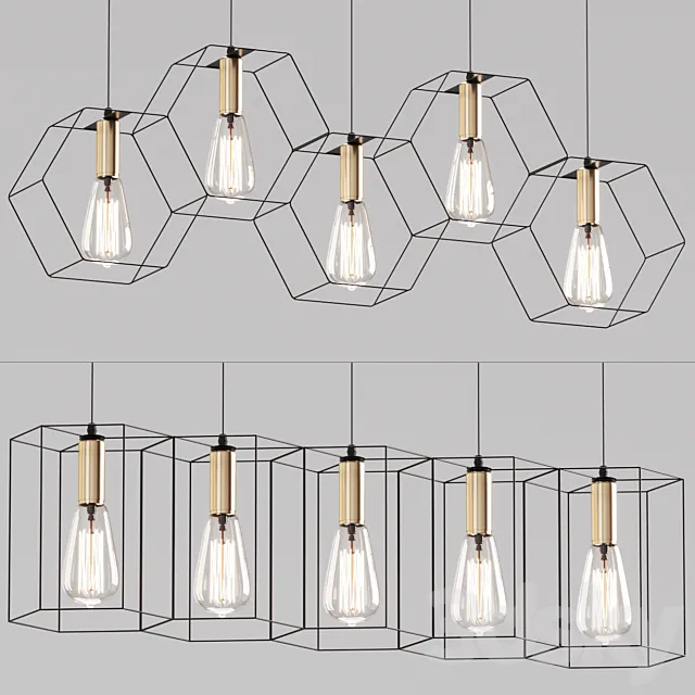 Aliexpress | Hanging lamps 120 3ds Max