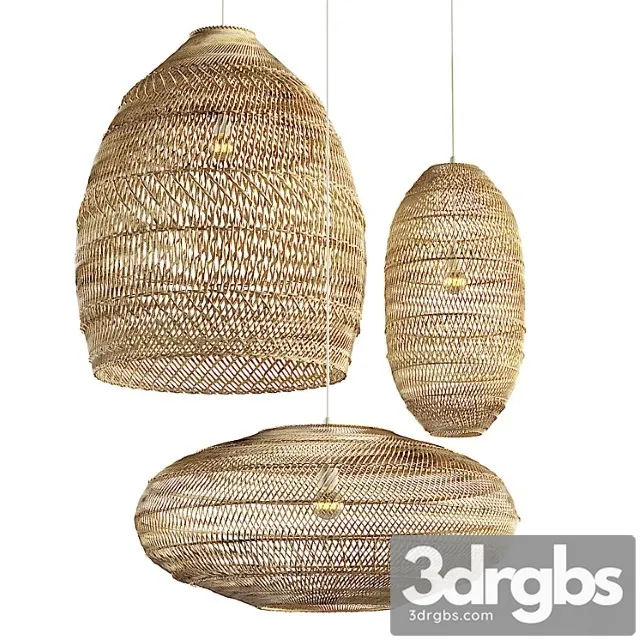 Aliexpress rattan chandelier set