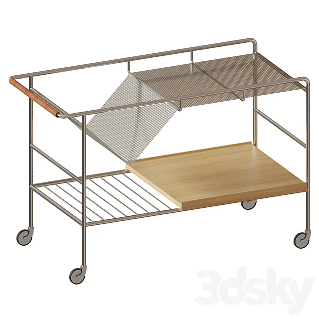 Alima NDS1 Trolley Table 3ds Max