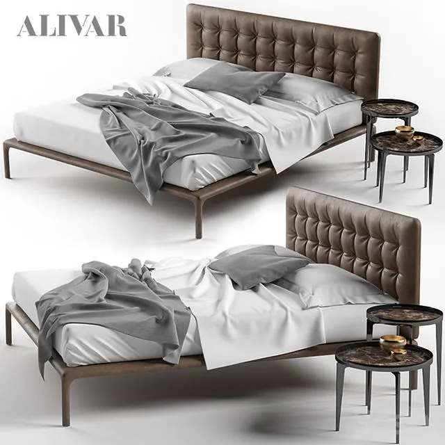 Alivar Boheme Bed 3dsMax Model
