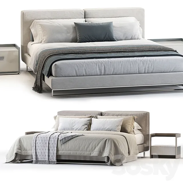 Alivar Echo Bed NO.2 3ds Max