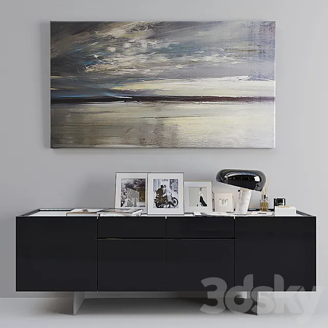 ALIVAR KUBIT SIDEBOARD 3ds Max