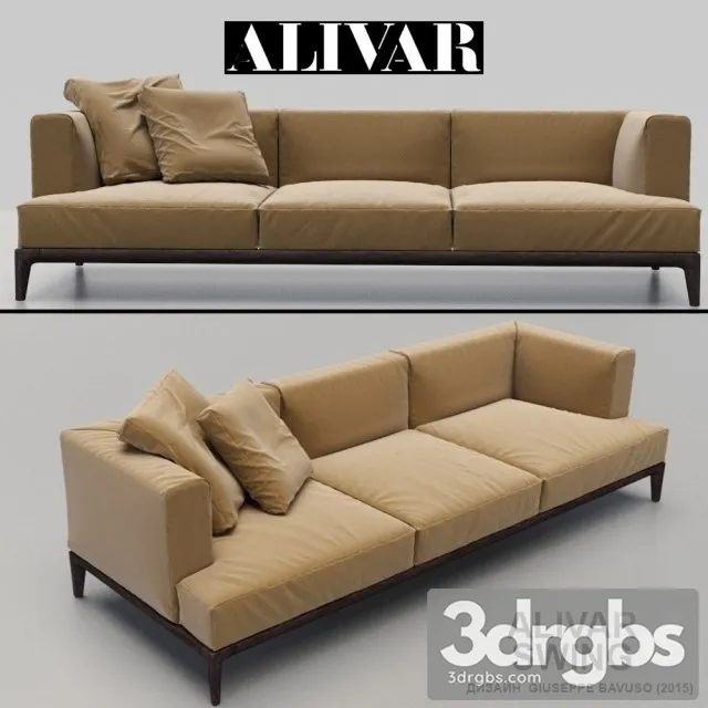 Alivar Swing Sofa 01 3dsmax Download