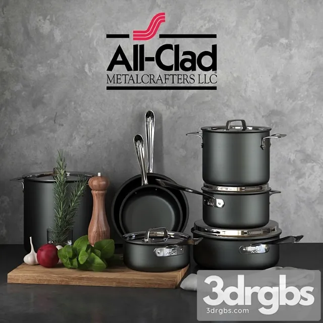 All-clad ns1 cookware set 3dsmax Download