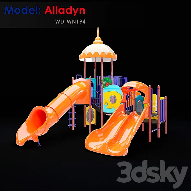 Alladin (WD-WN194) 3DS Max Model