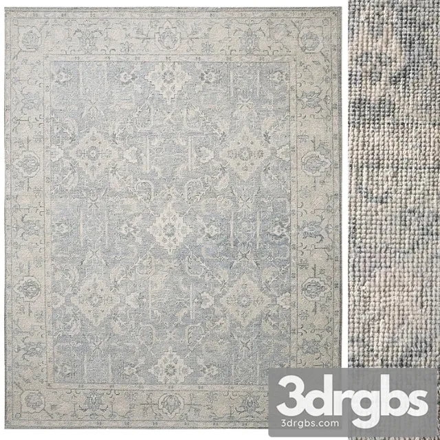 Allegra Hand Knotted Wool Rug 2 3dsmax Download