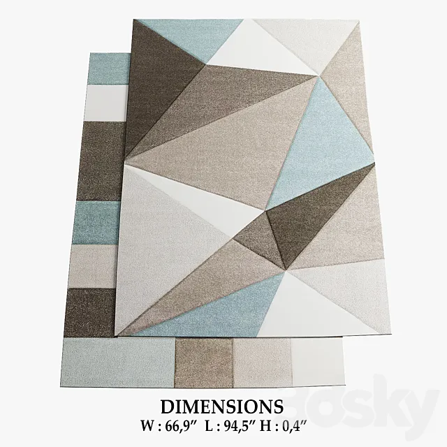 ALLMODERN Rugs_252 3DSMax File