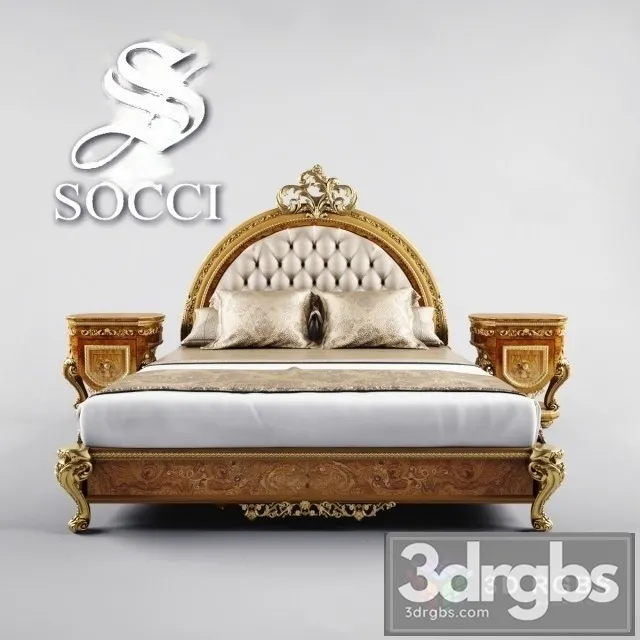Allure Socci Bed 3dsmax Download