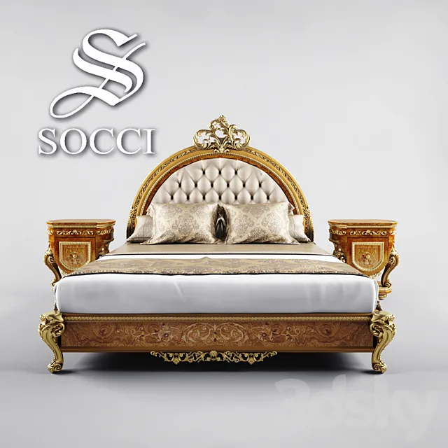 Allure SOCCI Bed 3DSMax File