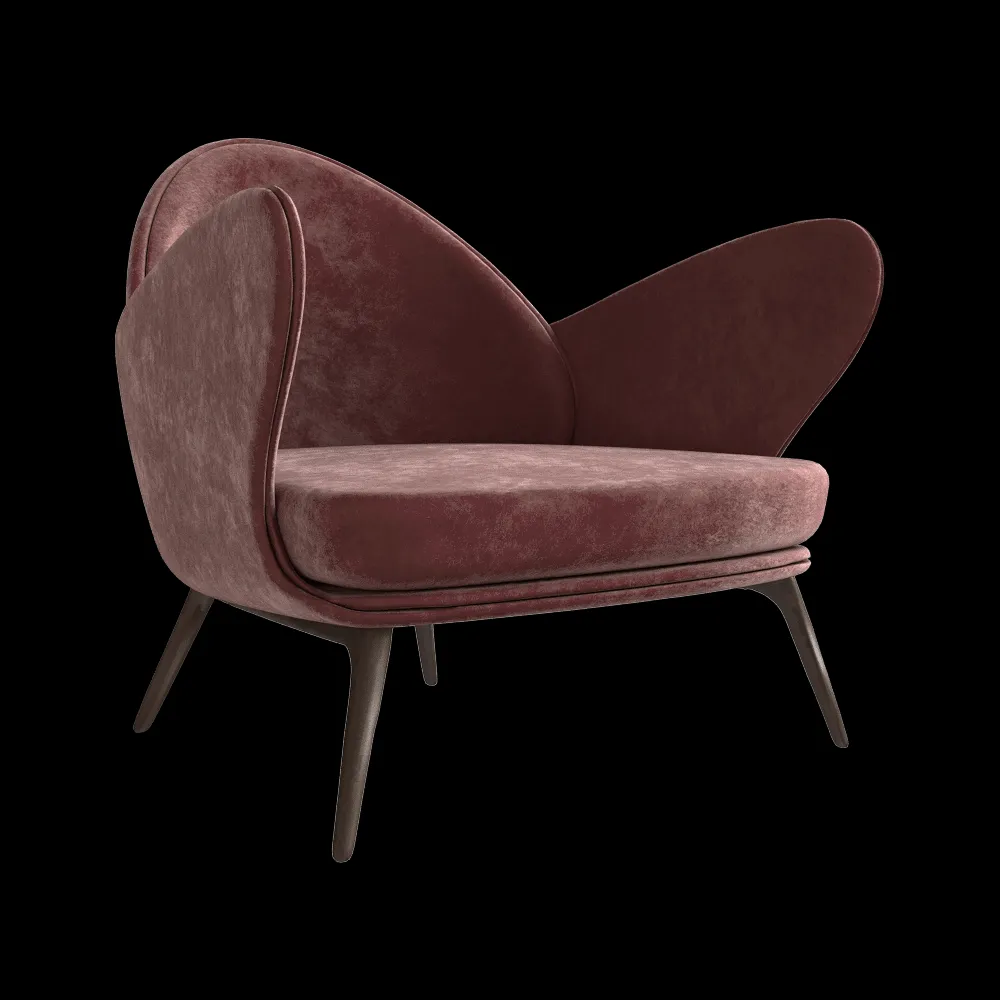ALMA de LUCE – Armchair Cinnabar 3ds Max