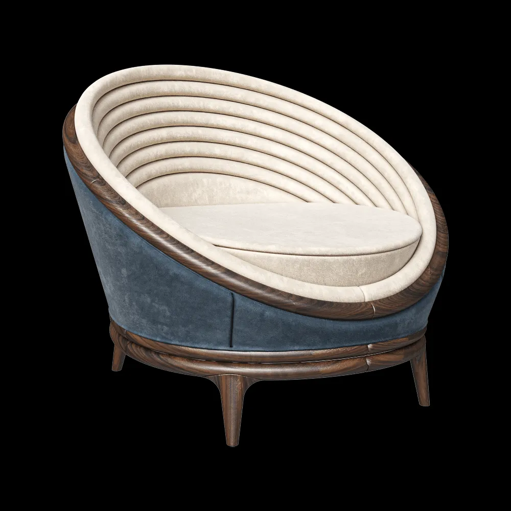 ALMA de LUCE – Armchair Ndebele 3ds Max