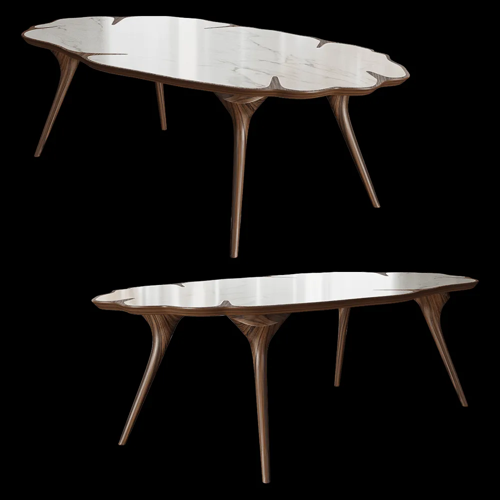 ALMA de LUCE – Dining table Korowai 3ds Max