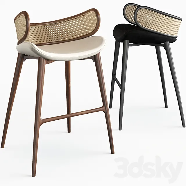 Alma de LUCE Mudhif bar stool 3DS Max Model