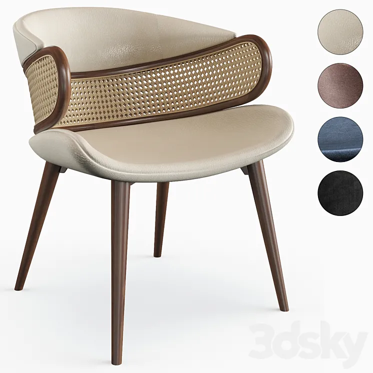 Alma de luce Mudhif dining chair 3DS Max