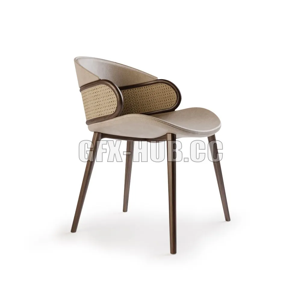 Alma de luce Mudhif dining chair 3dsMax Model