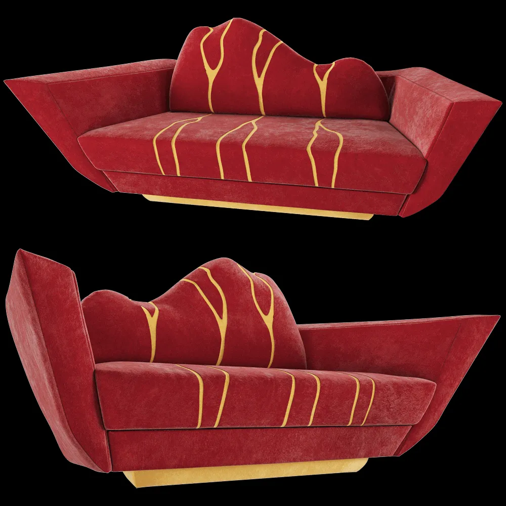 ALMA de LUCE – Sofa Kintsukuroi 3ds Max