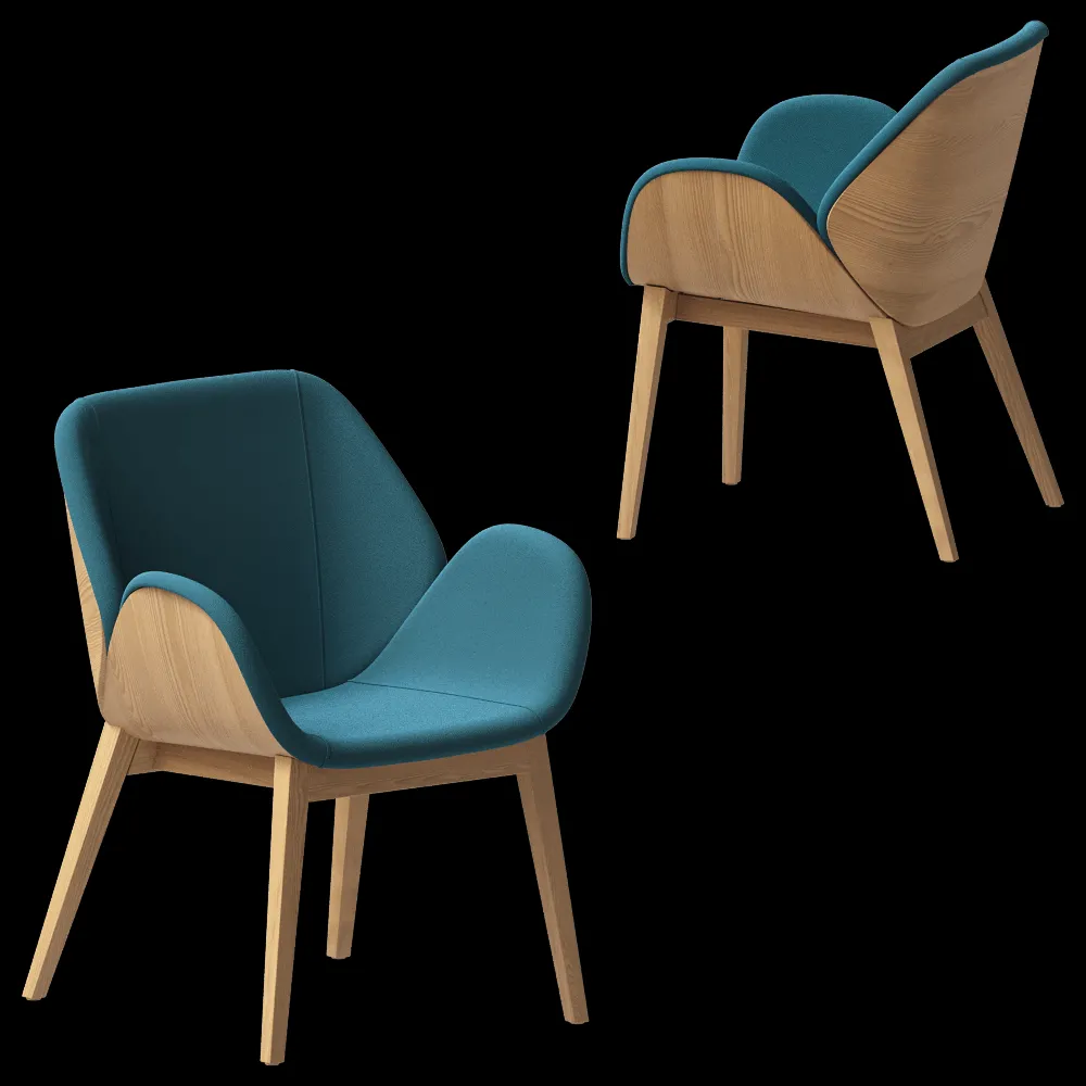 Alma design – Armchair Lips 3ds Max