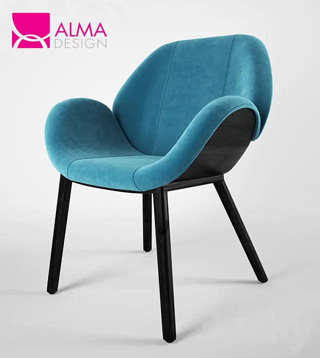Alma Design Lips Chair 3DSMax File